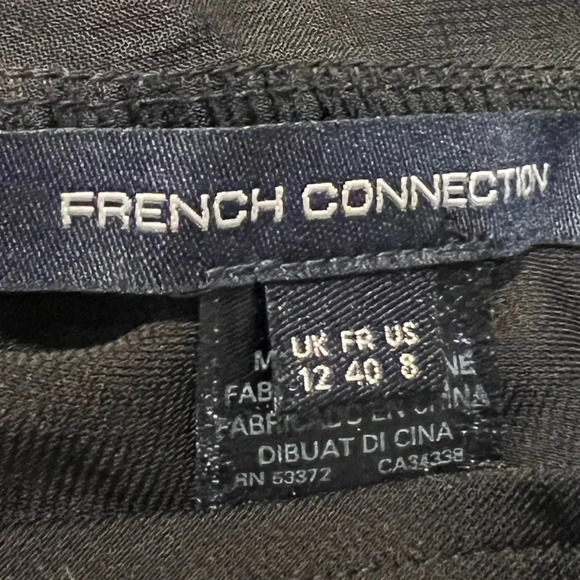 French Connection size 8 little black dress - Picture 3 of 9